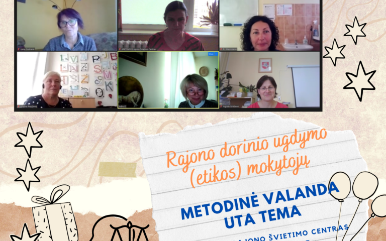 Rajono dorinio ugdymo (etikos) mokytojų metodinė valanda