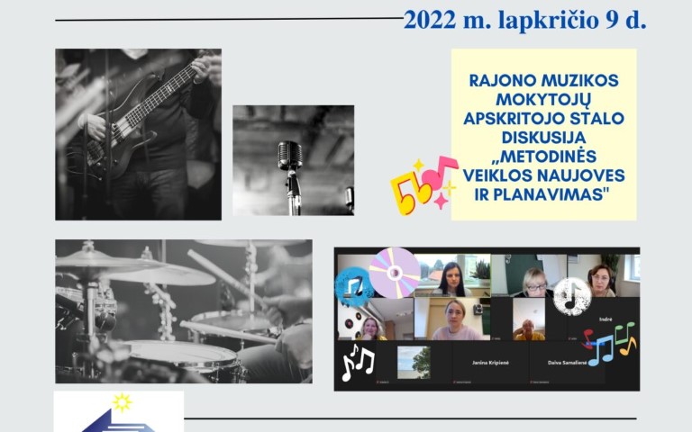 Rajono muzikos mokytojų apskritojo stalo diskusija