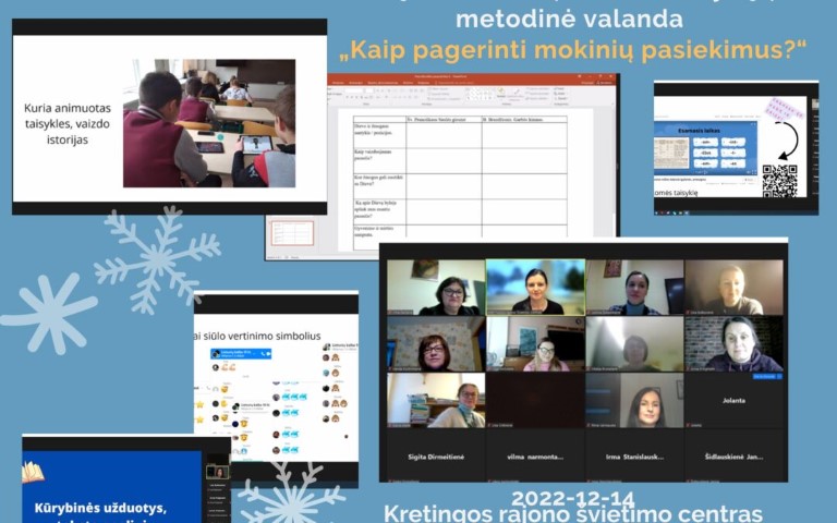 Rajono lietuvių kalbos mokytojų metodinė valanda „Kaip pagerinti mokinių pasiekimus?“