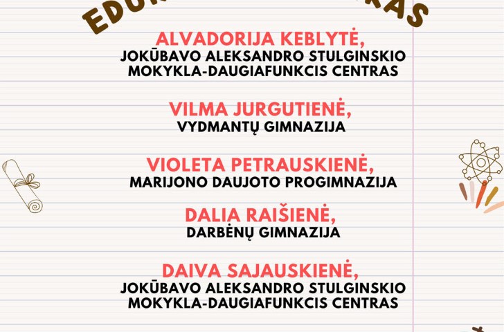 2023 m. gegužės mėn. edukacinio banko naujienos