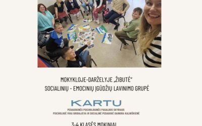 Socialinių-emocinių įgūdžių lavinimo grupė „KARTU“ mokykloje-darželyje „Žibutė“