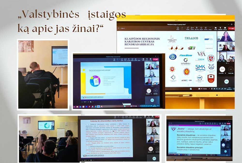 Paskaita „Valstybinės įstaigos – ką apie jas žinai?“