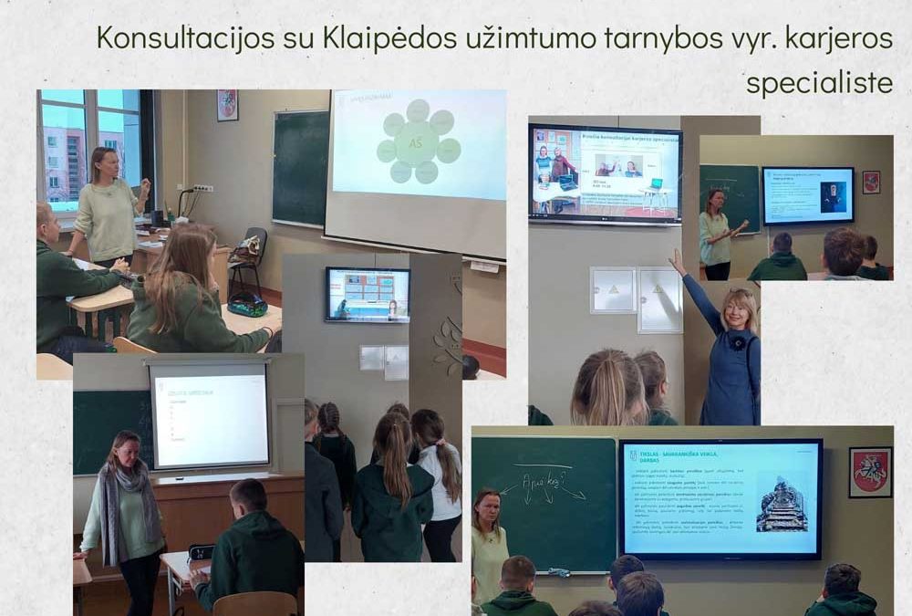 Konsultacija su Klaipėdos užimtumo tarnybos vyr. karjeros specialiste