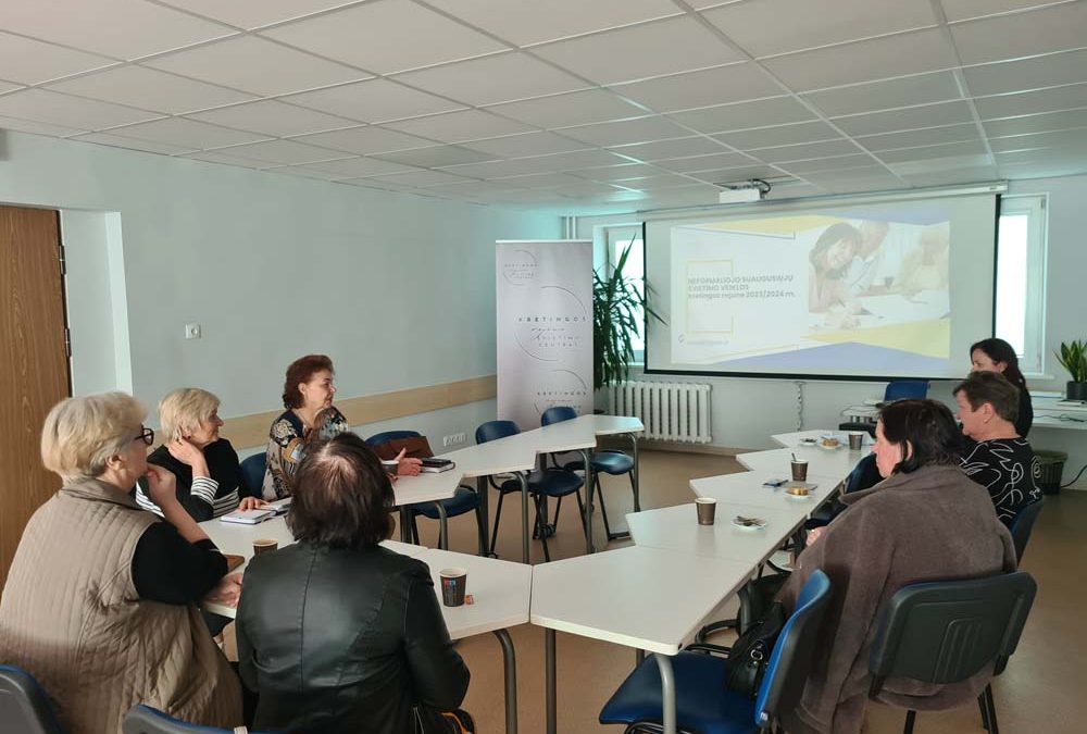 Apskritojo stalo diskusija „Dėl neformalaus suaugusiųjų švietimo teikėjų įgyvendinamų veiklų“