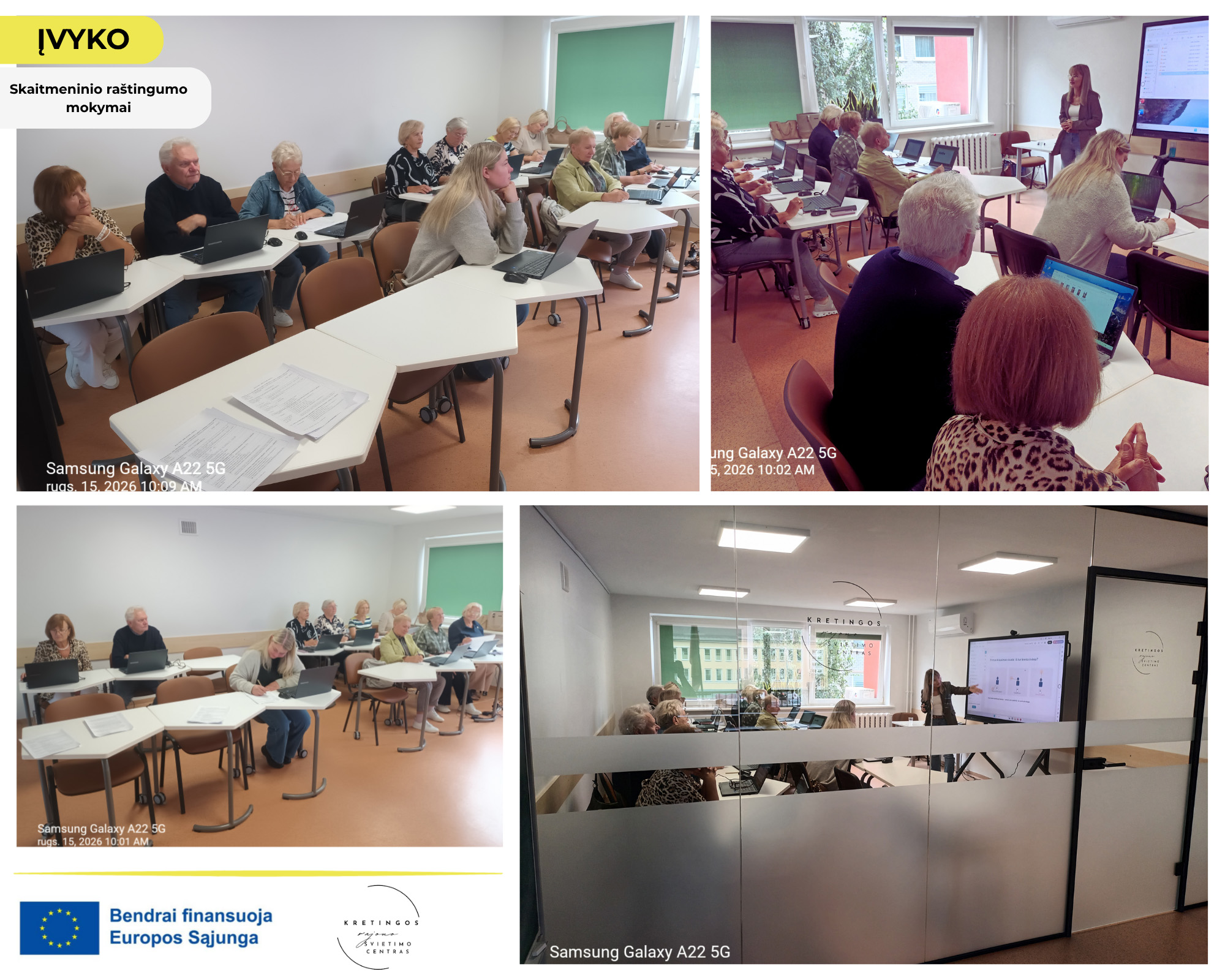 Išmaniosios fotografijos mokymuose – nuo nuotraukos iki būsimos parodos